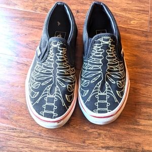 Little Boys Slip On Vans - size 1.5